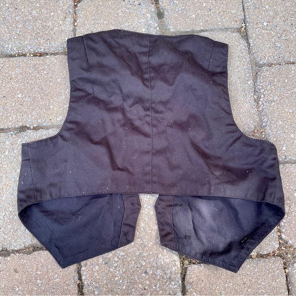 Cheap Monday Mini Vest Black with 2 Front Buttons (From 2010s) - Picture 5 of 5